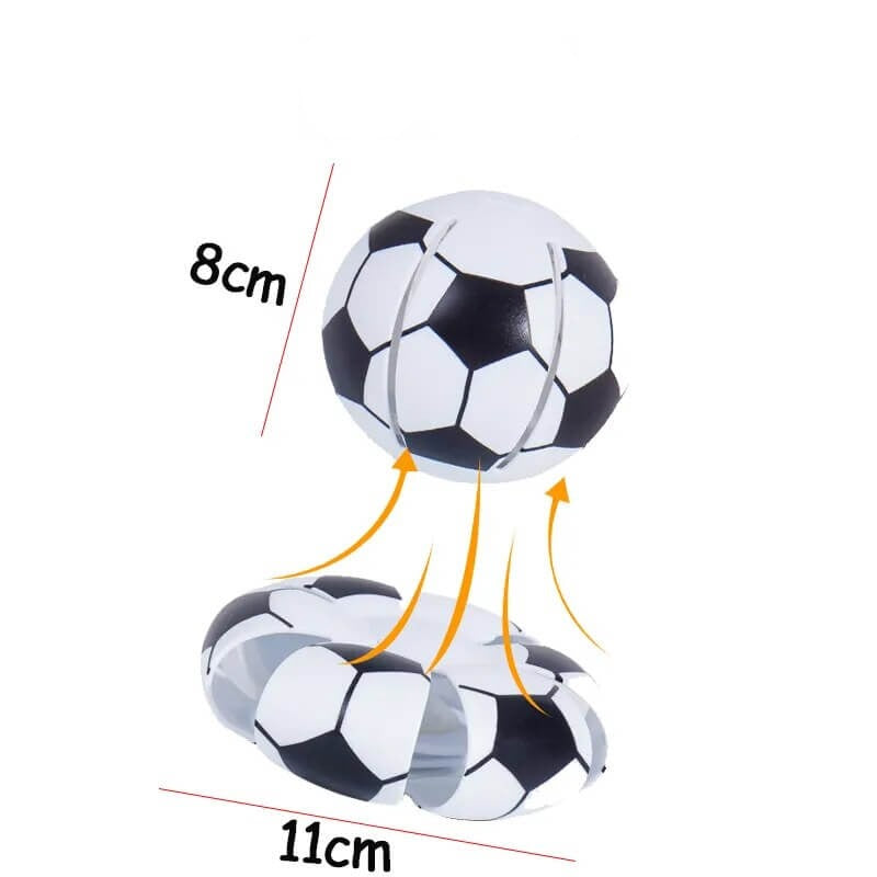 MIA – 2-in-1-Hundespielzeug Frisbee und Ball. - Einzigartiger Zeitverzögerungsmechanismus, selbsterholende Form, hergestellt aus umweltfreundlichem Weichgummi