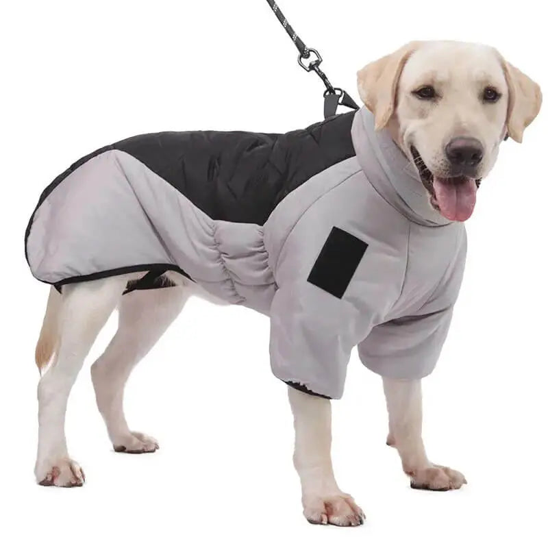 LUCY - Lined Dog Jacket. Winter Dog Jacket, Water Repellent and Thermally Lined with Reflective Details, Comfortable for Medium to Large Dog Breeds, Perfect for Cold Walks