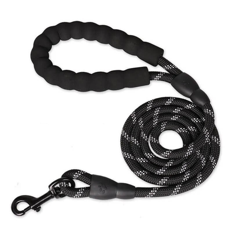WINSTON - Nylon Dog Leash with Reflex and Extra Thick Handle. - 0.8cm Thickness, 1.5m Length, Durable and Comfortable for Safe Walking