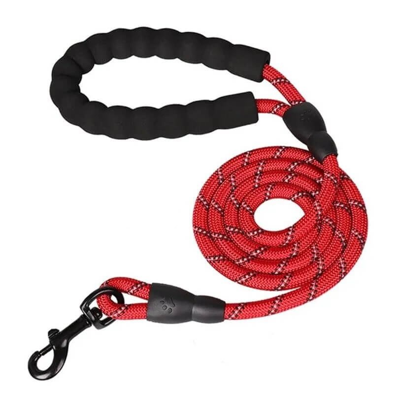WINSTON - Nylon Dog Leash with Reflex and Extra Thick Handle. - 0.8cm Thickness, 1.5m Length, Durable and Comfortable for Safe Walking