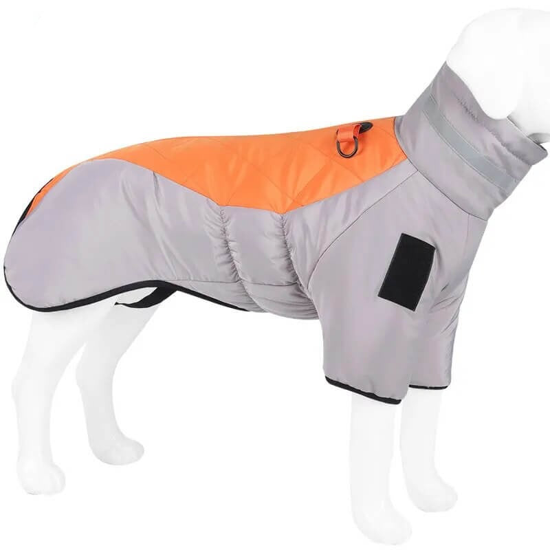 LUCY - Lined Dog Jacket. Winter Dog Jacket, Water Repellent and Thermally Lined with Reflective Details, Comfortable for Medium to Large Dog Breeds, Perfect for Cold Walks