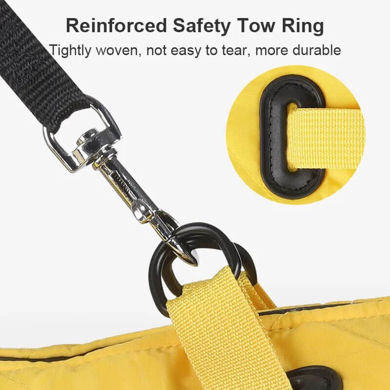 LUCY - Lined Dog Jacket. Winter Dog Jacket, Water Repellent and Thermally Lined with Reflective Details, Comfortable for Medium to Large Dog Breeds, Perfect for Cold Walks