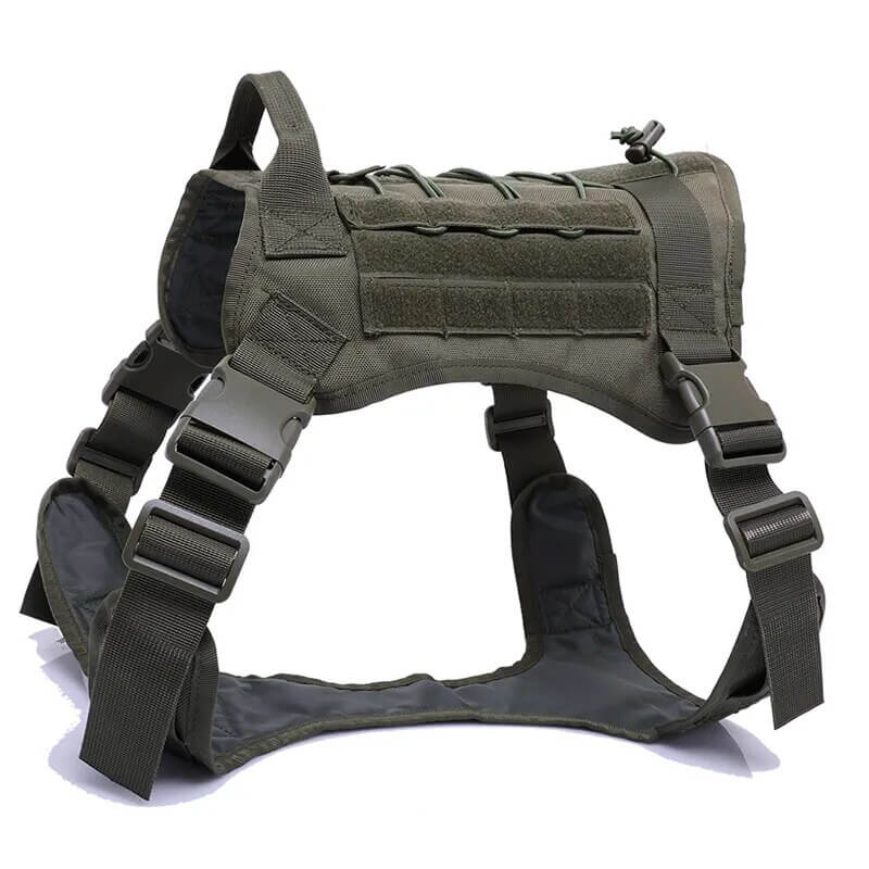 ZANTARA - Premium Dog Harness with Leash. - Water Repellent Nylon, Reflective Details, Adjustable and Breathable, For Medium to Large Dogs