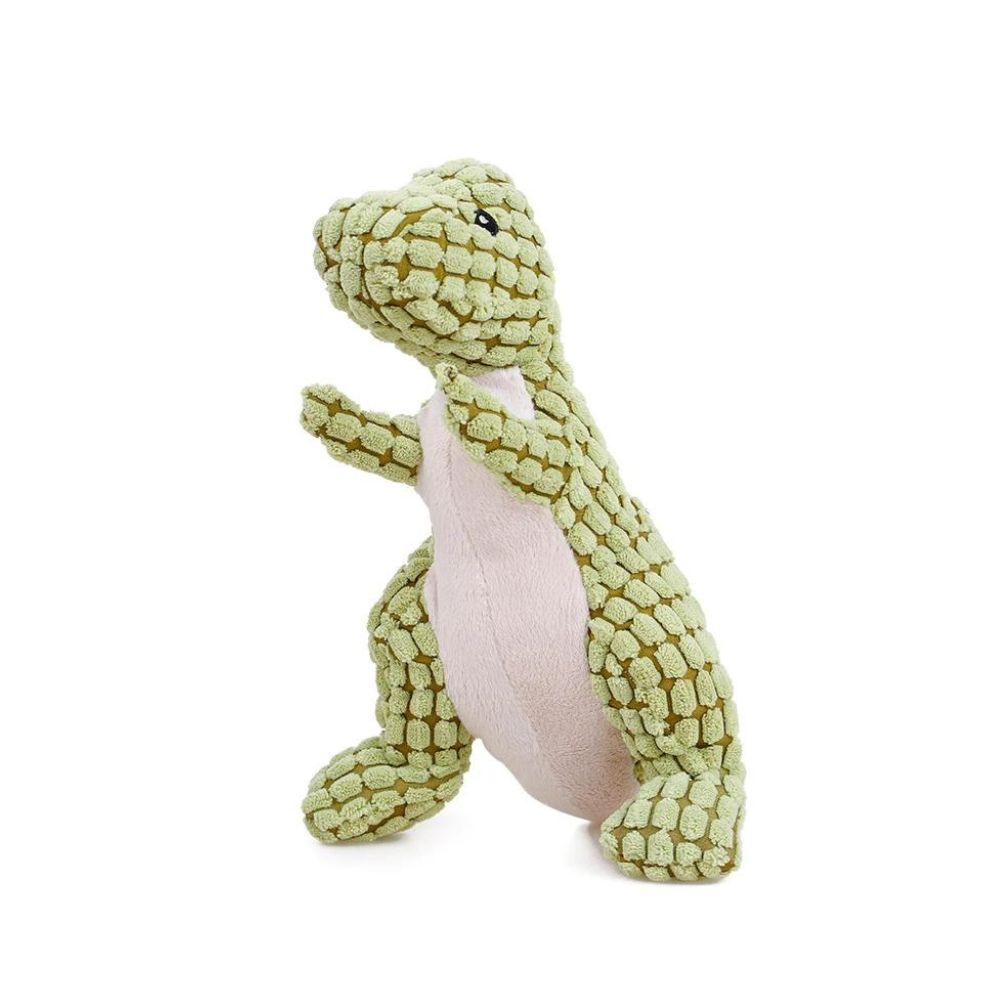 FIVO - Soft ice dinosaur for dogs. Durable bit toy with animal-friendly cotton for optimal play and rest.