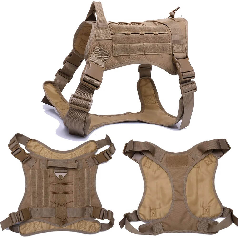 ZANTARA - Premium Dog Harness with Leash. - Water Repellent Nylon, Reflective Details, Adjustable and Breathable, For Medium to Large Dogs