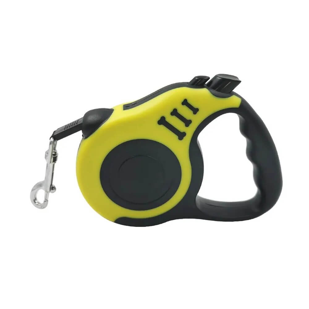 MOLLY – Ausziehbare Hundeleine aus strapazierfähigem Nylon. - Automatischer Rückzug, zuverlässige Bremsfunktion, ergonomischer Griff, 3 m und 5 m Länge