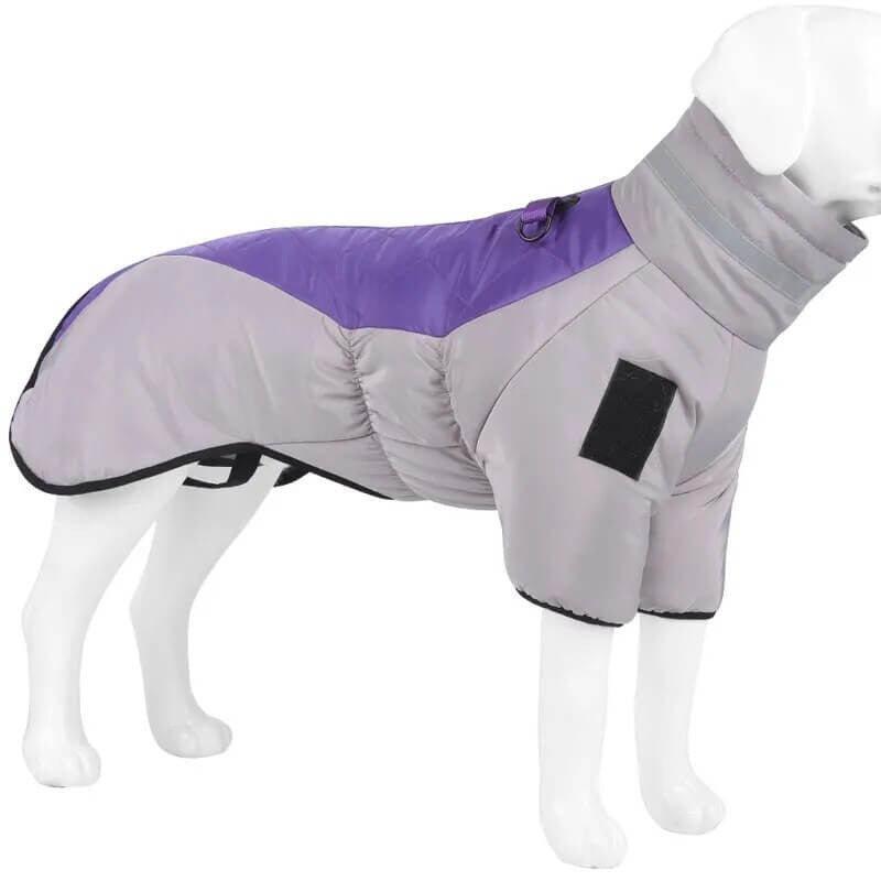 LUCY - Lined Dog Jacket. Winter Dog Jacket, Water Repellent and Thermally Lined with Reflective Details, Comfortable for Medium to Large Dog Breeds, Perfect for Cold Walks