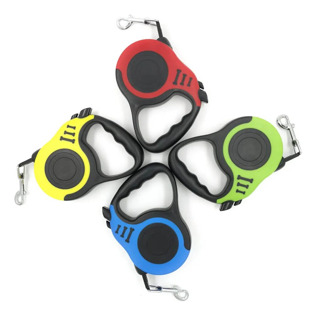 MOLLY – Ausziehbare Hundeleine aus strapazierfähigem Nylon. - Automatischer Rückzug, zuverlässige Bremsfunktion, ergonomischer Griff, 3 m und 5 m Länge