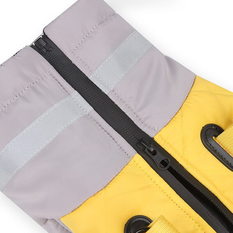 LUCY - Lined Dog Jacket. Winter Dog Jacket, Water Repellent and Thermally Lined with Reflective Details, Comfortable for Medium to Large Dog Breeds, Perfect for Cold Walks
