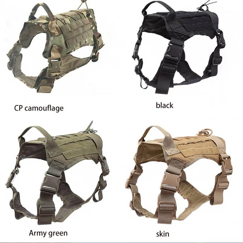 ZANTARA - Premium Dog Harness with Leash. - Water Repellent Nylon, Reflective Details, Adjustable and Breathable, For Medium to Large Dogs