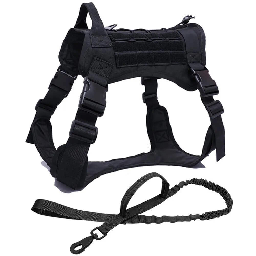 ZANTARA - Premium Dog Harness with Leash. - Water Repellent Nylon, Reflective Details, Adjustable and Breathable, For Medium to Large Dogs