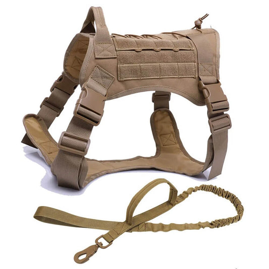 ZANTARA - Premium Hundsele med Koppel. - Vattenavstötande Nylon, Reflexdetaljer, Justerbar och Andningsbar, För Medelstora till Stora Hundar