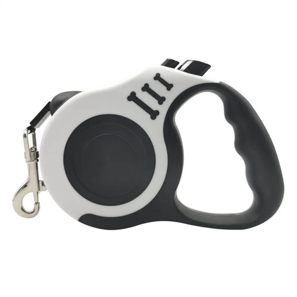 MOLLY – Ausziehbare Hundeleine aus strapazierfähigem Nylon. - Automatischer Rückzug, zuverlässige Bremsfunktion, ergonomischer Griff, 3 m und 5 m Länge