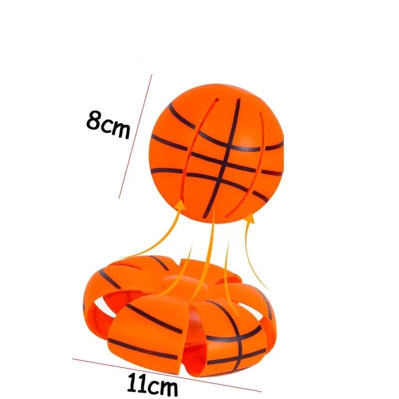 MIA – 2-in-1-Hundespielzeug Frisbee und Ball. - Einzigartiger Zeitverzögerungsmechanismus, selbsterholende Form, hergestellt aus umweltfreundlichem Weichgummi