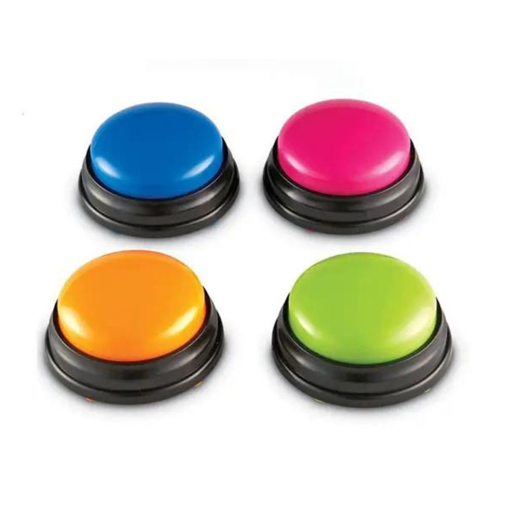VOZO - Recordable Buttons for Pets and Children. - 30 Seconds Recording Time, Durable ABS Plastic, Perfect for Training and Language Education