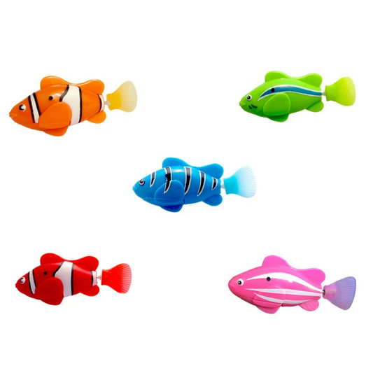 DORY - Interaktiv Robotfisk Leksak för Katter. Giftfri Plast, Tre Simhastigheter, Aktiverar Jaktinstinkter, Perfekt för Vattenlek