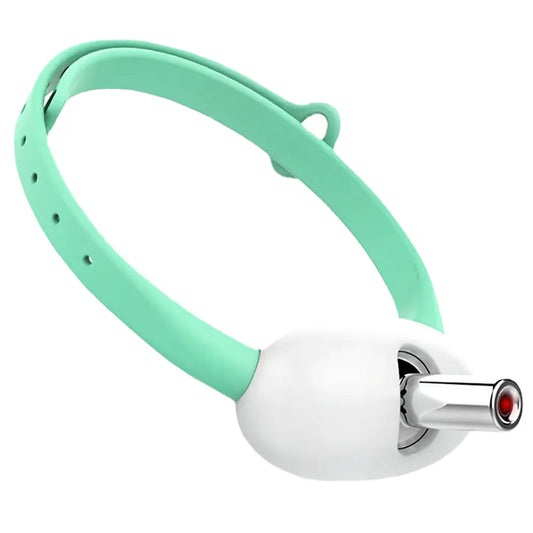 LEIO - Automatisk Laserpekare för Katter. Självroterande med Standby-läge, Justerbart Halsband av Giftfri TPU, Perfekt för Aktivering och Motion