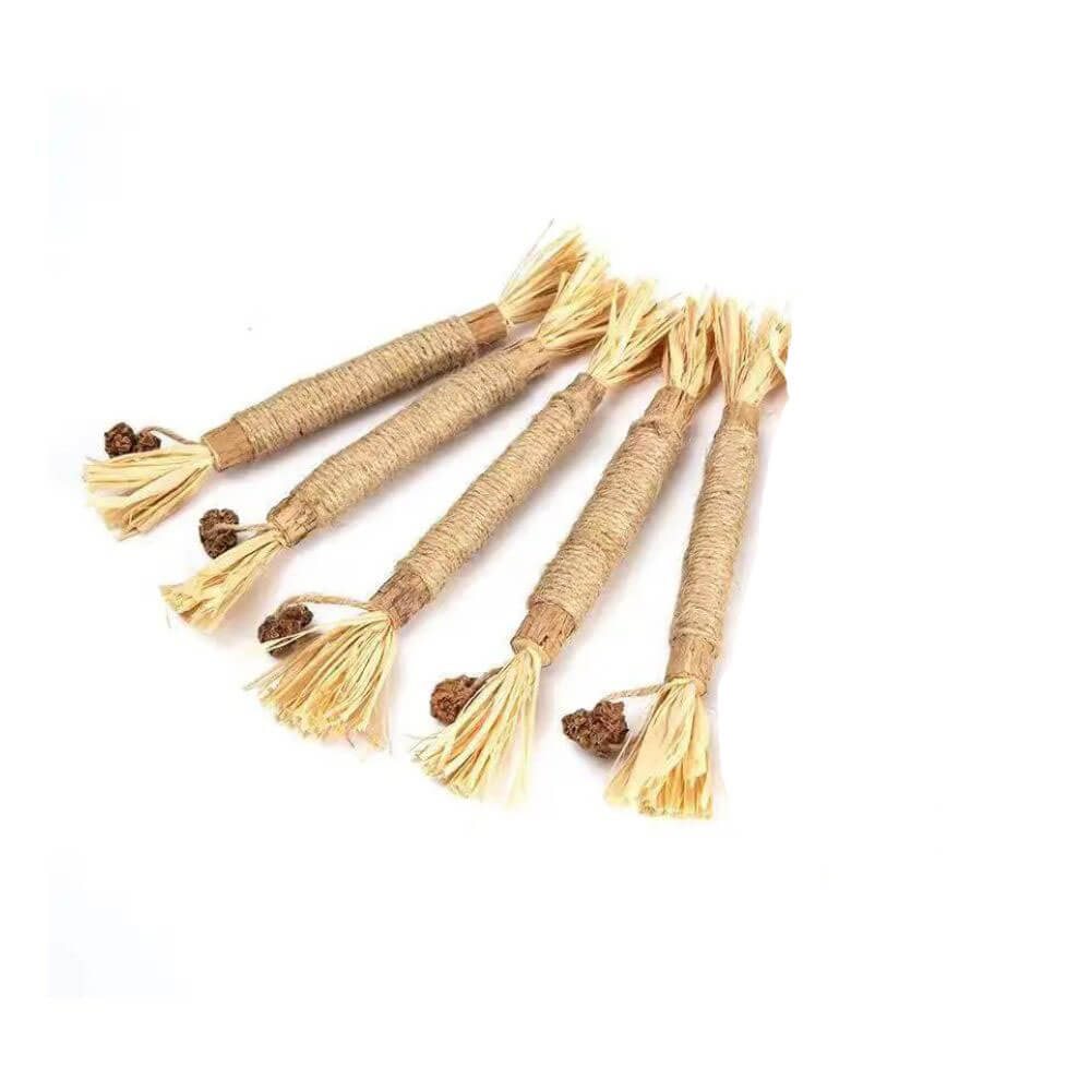 CHEWS - Handgjorda tuggpinnar för katter - 100% Naturliga. Ekologiska, Fri från Tillsatser, Förbättrar Tandhälsa och Minskar Stress, Hållbara och Tuggmotståndiga