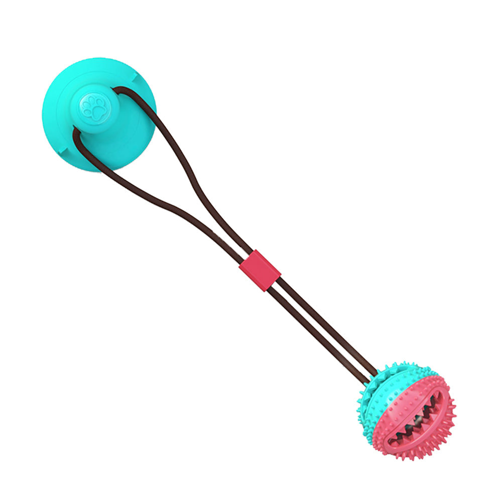 NIVA - Innovative Bit Toy for Dogs. - Slow-Release Design with Treats, Suction Cup for Independent Play, Vibrant Colors, Promotes Dental Care and Entertainment