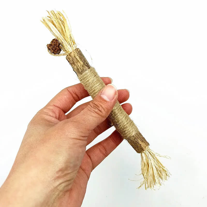 CHEWS - Handgjorda tuggpinnar för katter - 100% Naturliga. Ekologiska, Fri från Tillsatser, Förbättrar Tandhälsa och Minskar Stress, Hållbara och Tuggmotståndiga