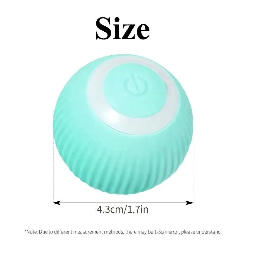 ZOONE - Automatisk Smart Kattleksak. - Rullande Robotboll för Inomhuslek, Träning och Motion, Ingen Batteribyte, Miljövänlig Design